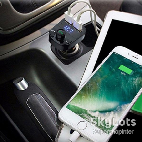 ФМ модулятор FM трансмиттер CAR X8 с Bluetooth MP3  (X8) - фото фото фото 7
