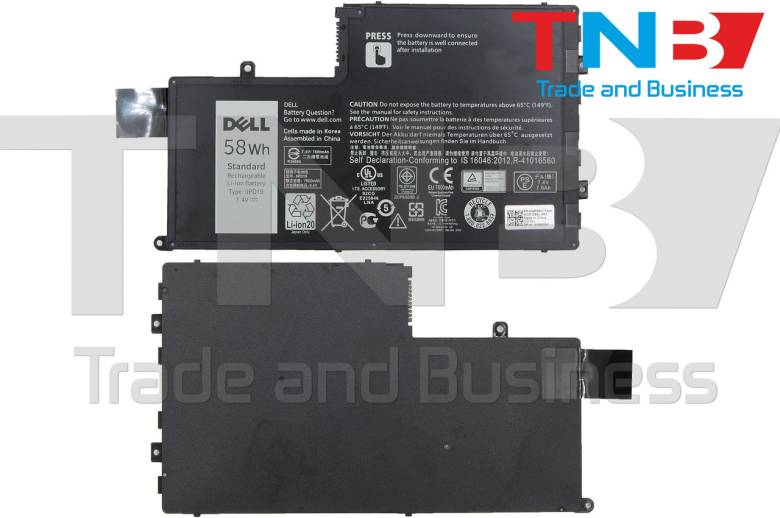 Батарея DELL R77WV 0R77WV DFVYN 7.4V 7600mAh ОРИГИНАЛ Тип2 - фото фото фото 1