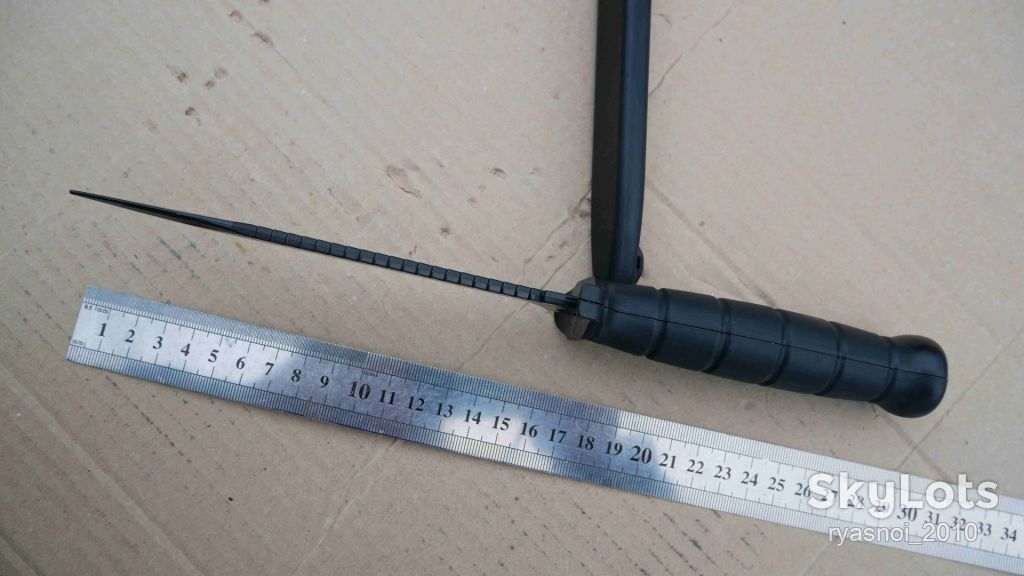 Фікс Zlang Zl-Tk-02-Bk, ABS, Training Model Knife, Tactical, EDC, Fixed - фото фото фото 6