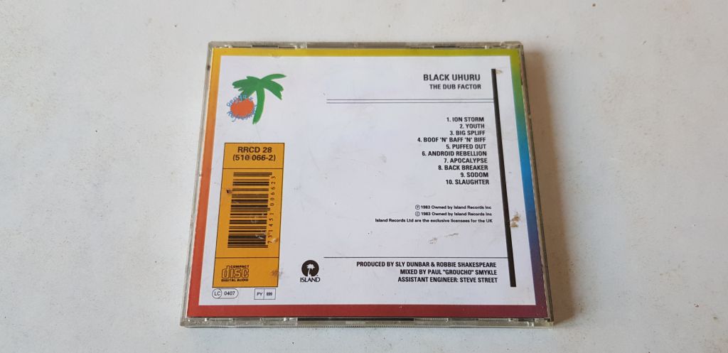 Black Uhuru The Dub Factor CD фірмовий - фото фото фото 1