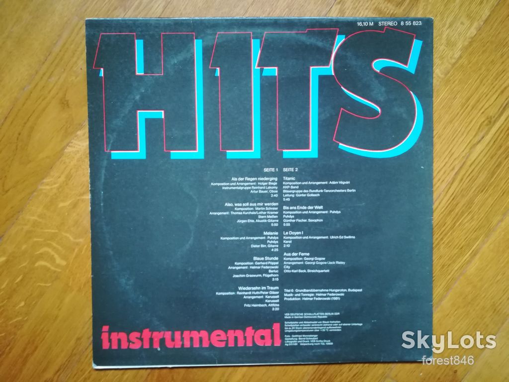 Hits instrumental  (2)-Ex., ГДР - фото фото фото 1