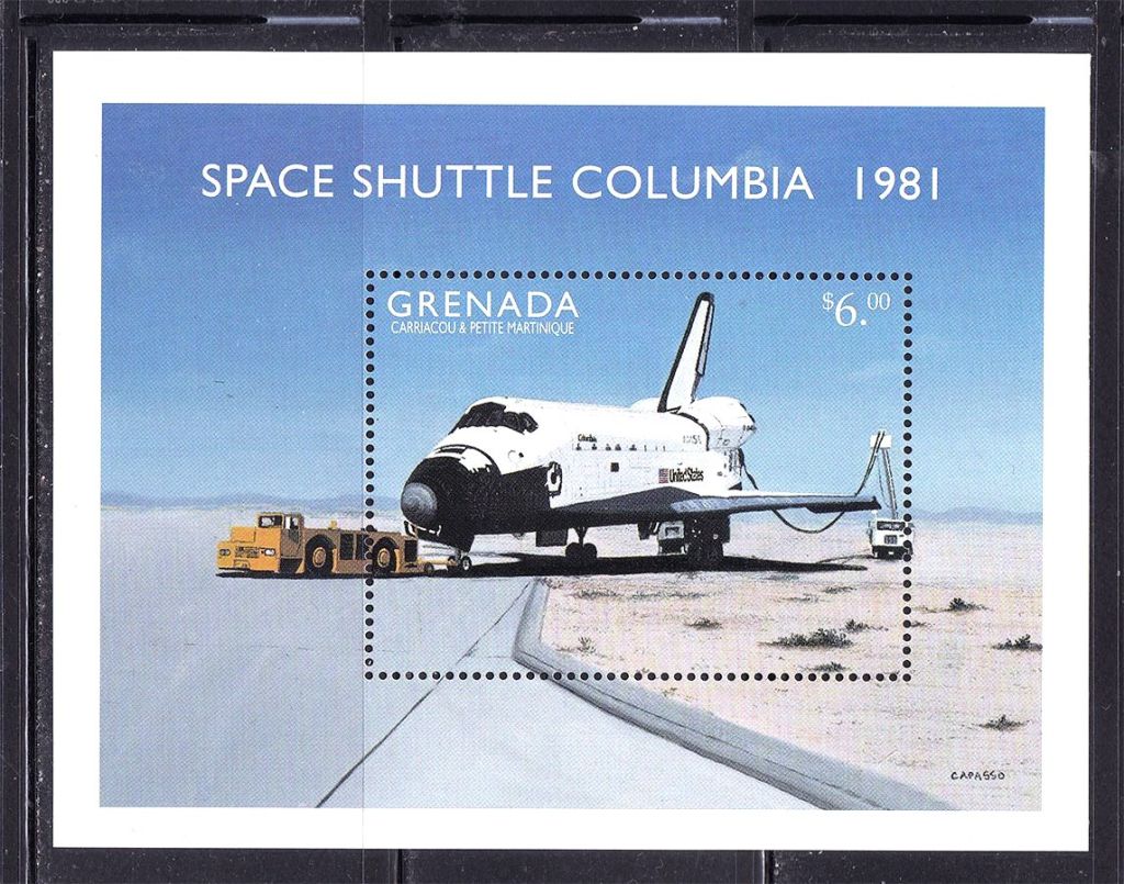 Космос . Гренада 1981 г  MNH - блок - КОЛУМБИЯ - фото фото фото 0
