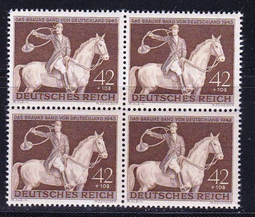 ZM Германия Рейх 1943 г  MNH - фото фото фото 0