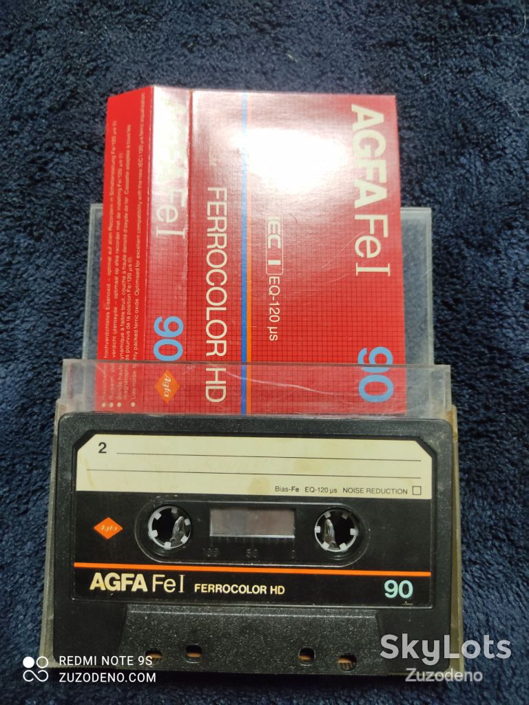 Б/У Аудио кассетa AGFA  FeI 90 - фото фото фото 2
