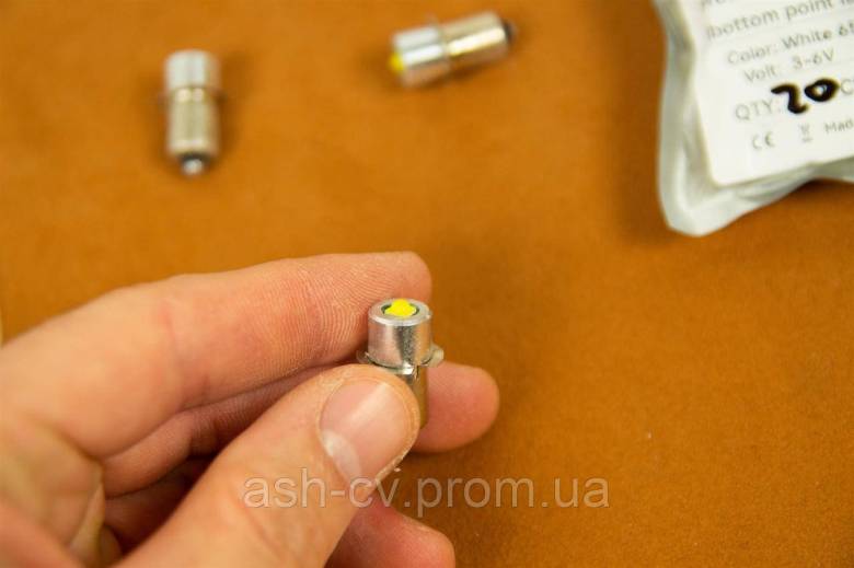 Лампочка, для, ліхтарика, 4-12V, LED, P13.5, P13.5S, PR2 - фото фото фото 2