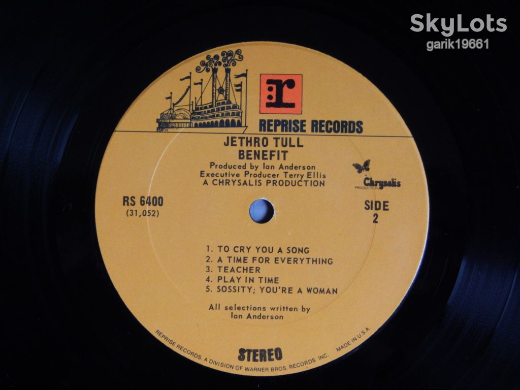 Jethro Tull ‎– Benefit   (Reprise Records ‎– RS 6400, US) EX+/NM- - фото фото фото 3