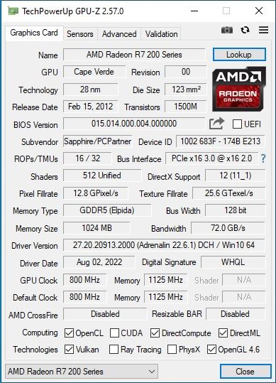 Видеокарта HD 7750 1Gb DDR5 - фото фото фото 3