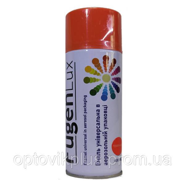 Фарба (емаль) аерозольна FügenLux помаранчева, 400мл - фото фото фото 0