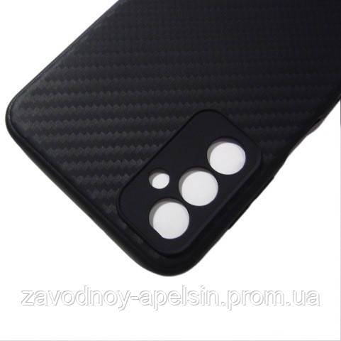 Samsung M23 M235 Чехол силиконовый Карбон (черный) - фото фото фото 1