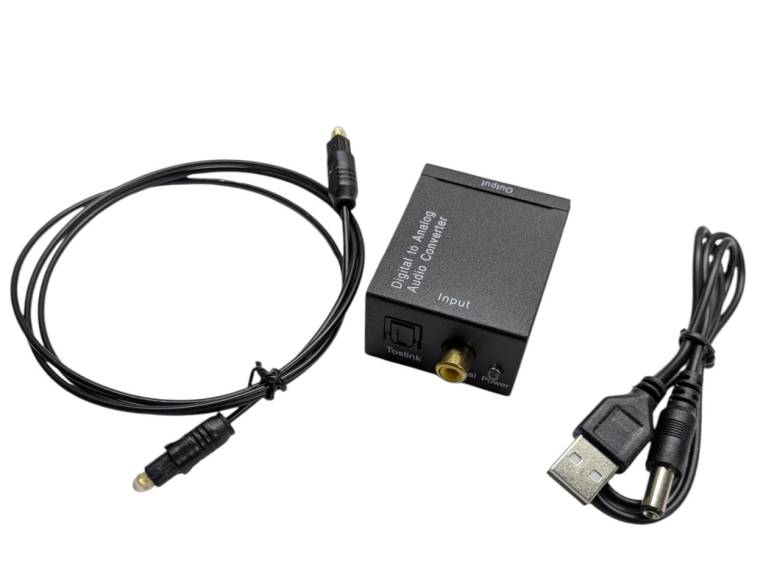 Цифровой аудио конвертер Optical/Coaxial  RCA L/R + 3.5 мм - фото фото фото 2