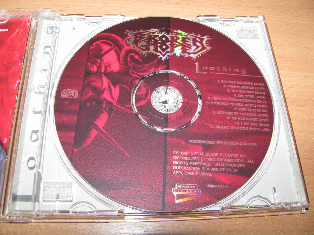 BROKEN HOPE - Loathing  (1997 Metal Blade,1st press,USA) - фото фото фото 2
