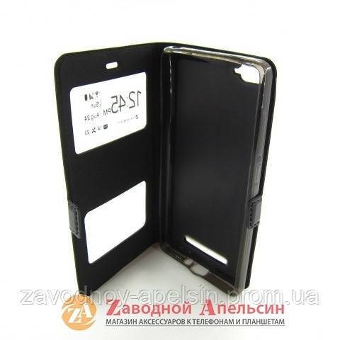 Чехол книжка Xiaomi Mi 4C 4i Smart Case black - фото фото фото 2
