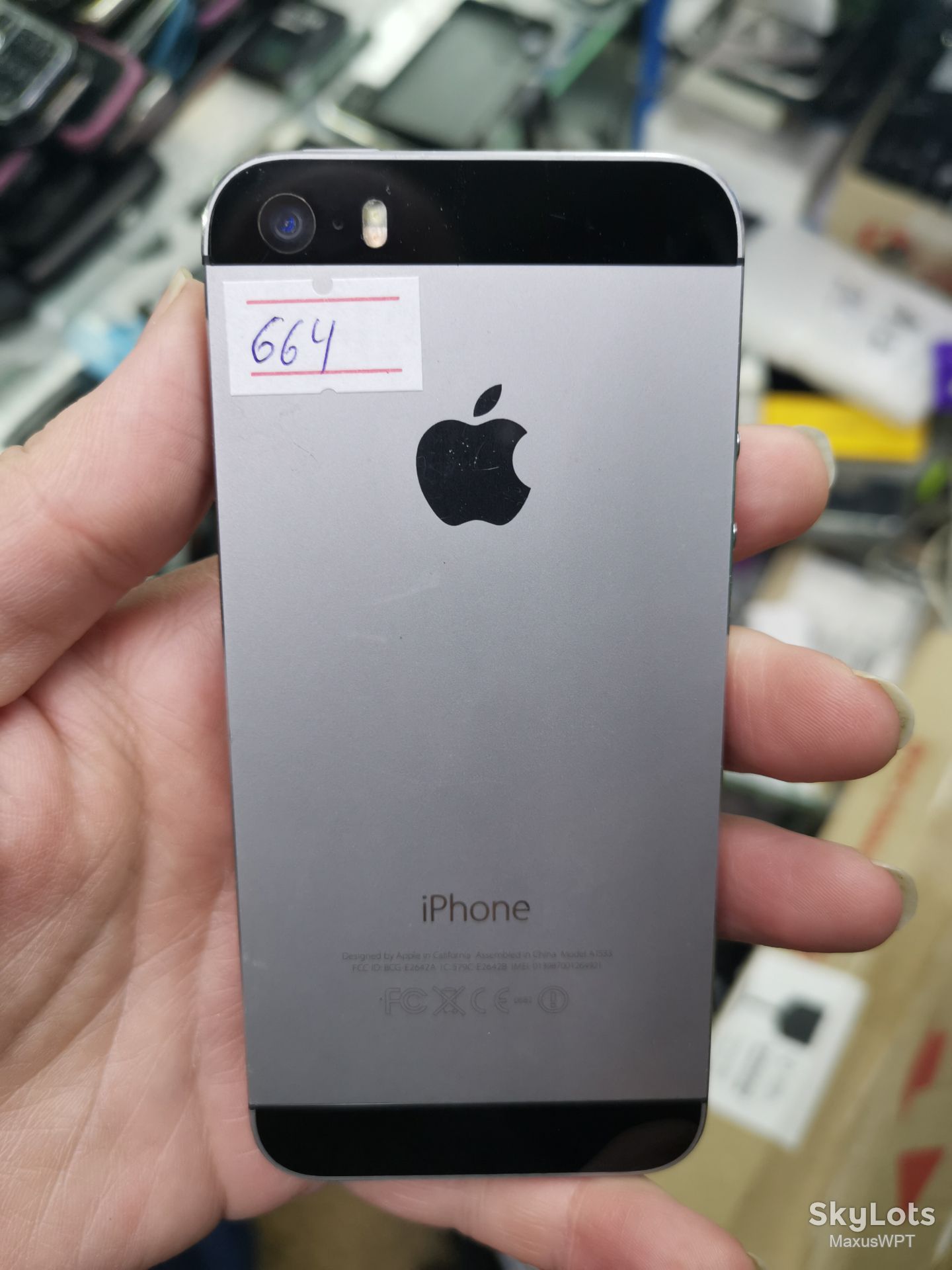 #664 Apple iphone 5s gray - фото фото фото 1