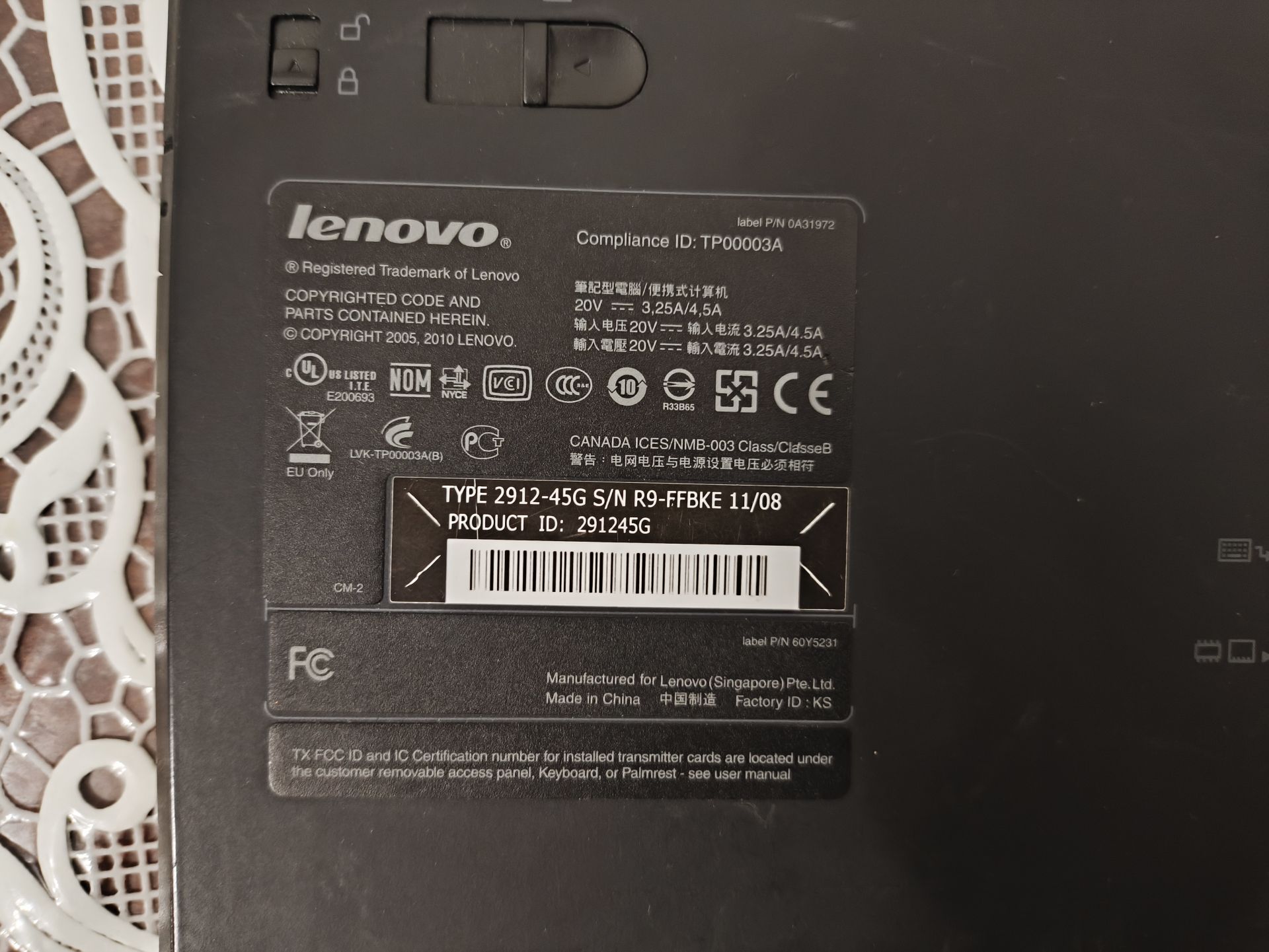 T410s/I5-m560/DDR3-4GB/SSD-0GB - фото фото фото 6