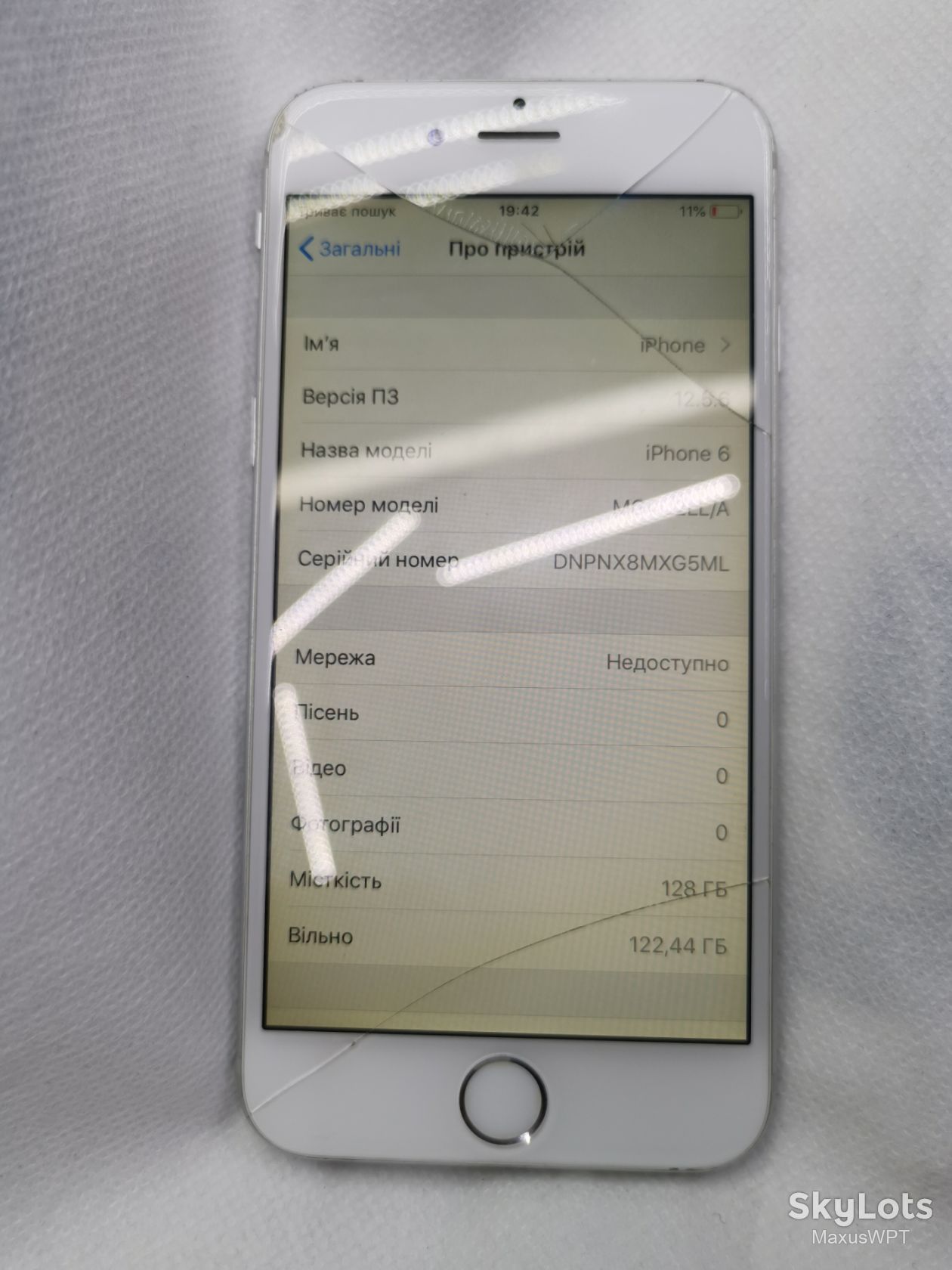 #2026 sklad iphone 6 128gb silver - фото фото фото 3