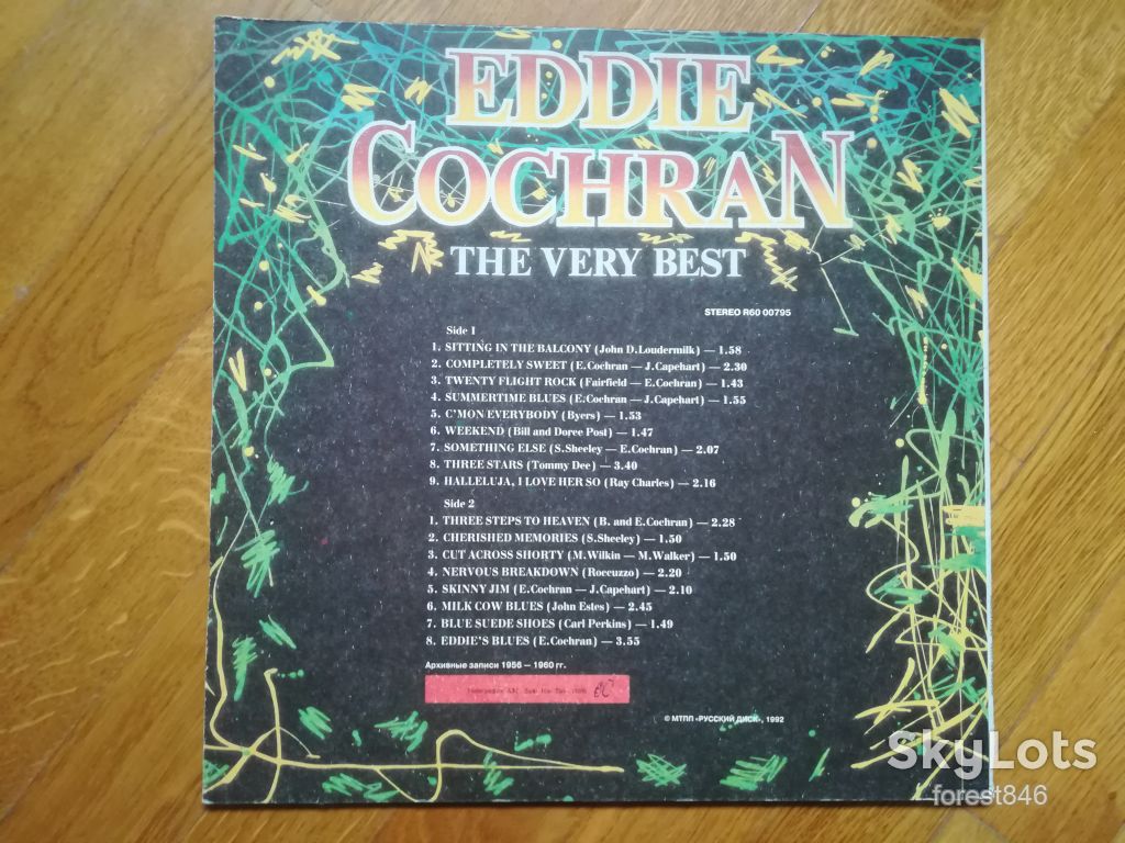 Eddie Cochran-The very best   (1)-NM-Россия - фото фото фото 1
