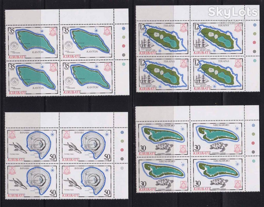 NM Фауна Кирибати 1996 г  MNH  - квартблоки - фото фото фото 0