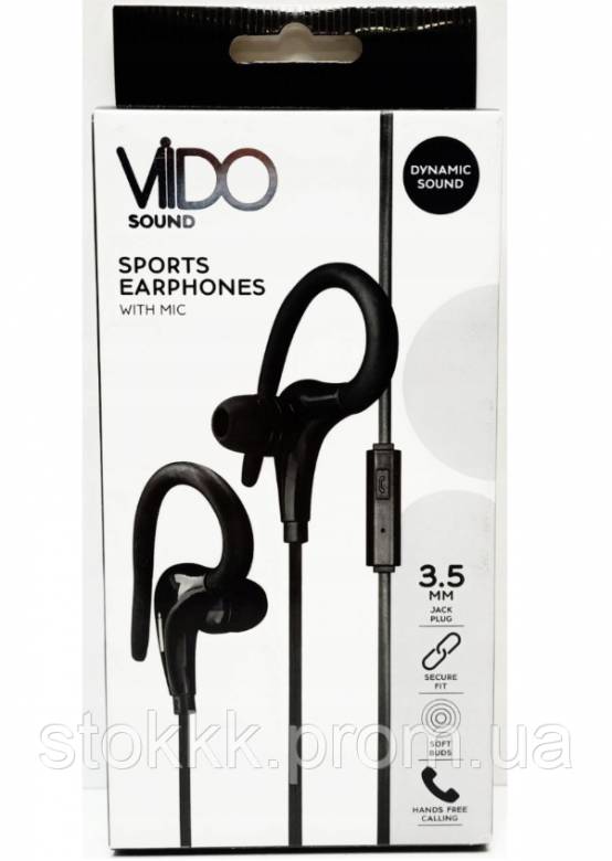 Заушные наушники Vido SOUND SPORT Уценка - фото фото фото 0