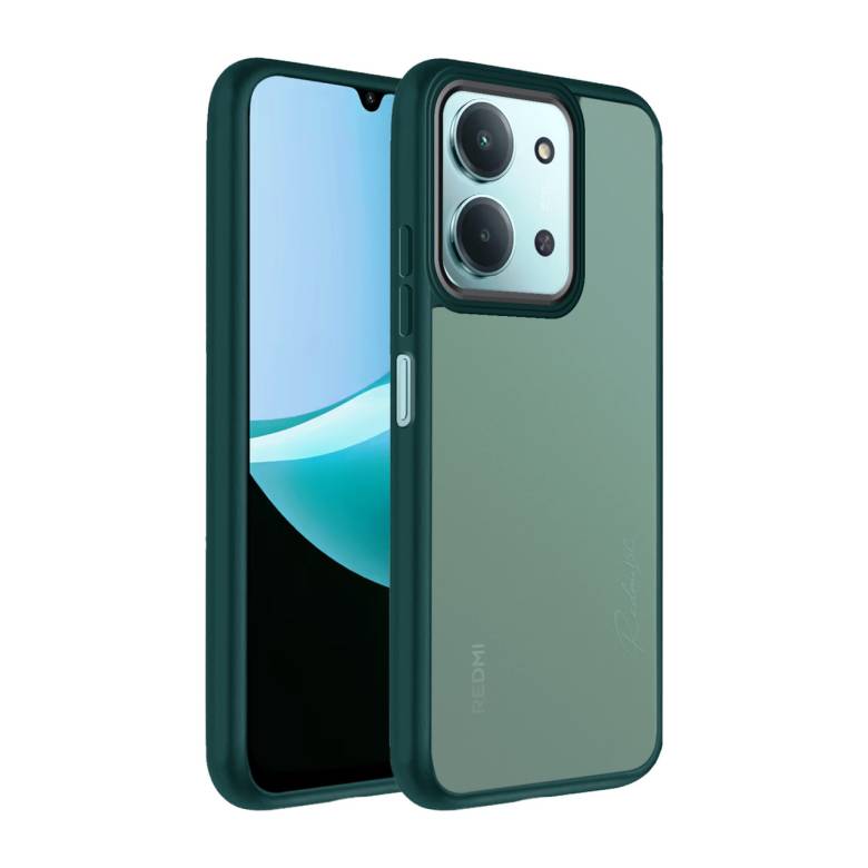 Xiaomi Poco C85 Чехол матовый TPU+PC (хаки) - фото фото фото 0