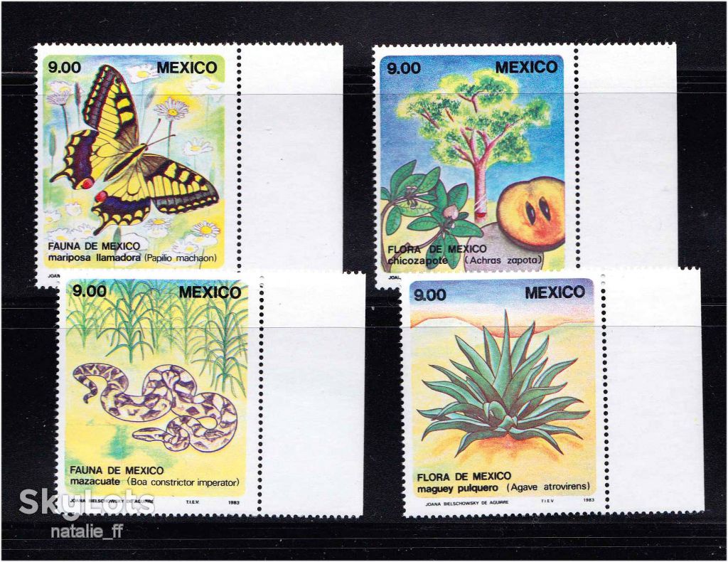 NM Фауна  Мексика 1983 г MNH - - фото фото фото 0