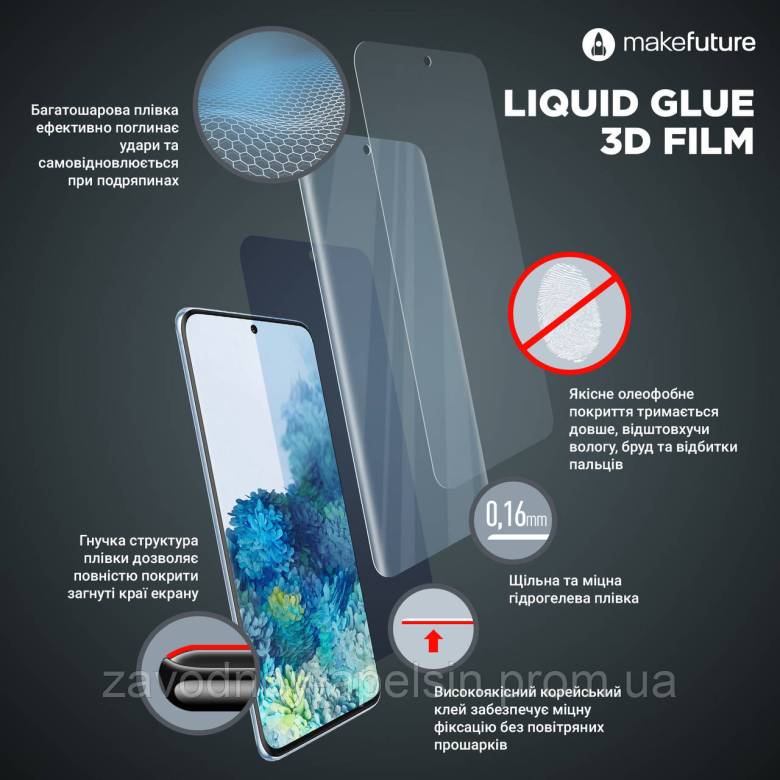 Защитная пленка Meizu M8 Note (гидрогелевая) - фото фото фото 2