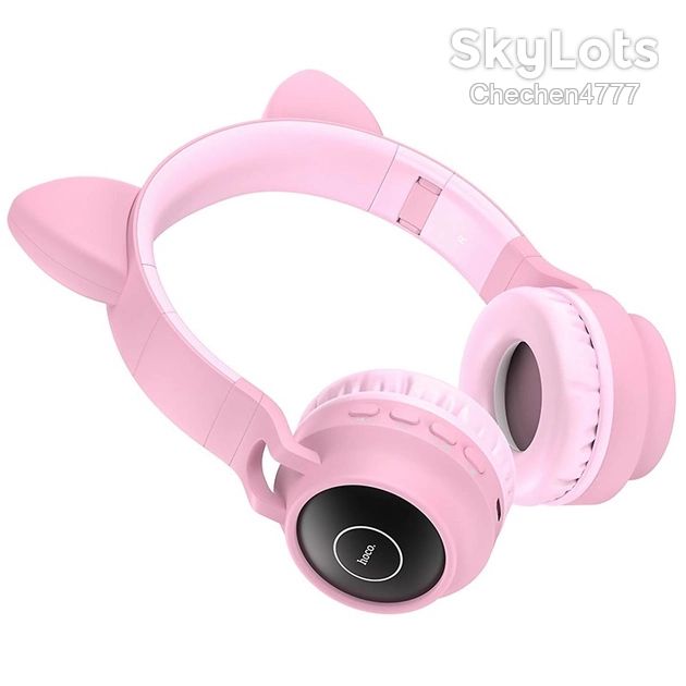 Навушники Bluetooth Hoco W27 Cat Ear Wireless Headphones Pink - фото фото фото 2