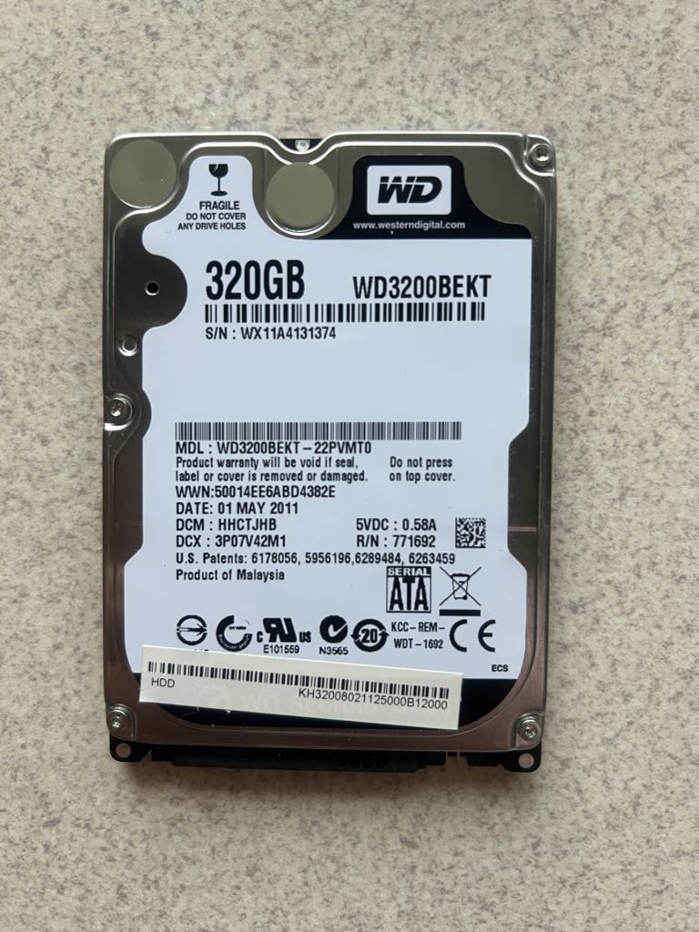 Накопичувач Western Digital 320GB     (WD3200BEKT) - фото фото фото 1