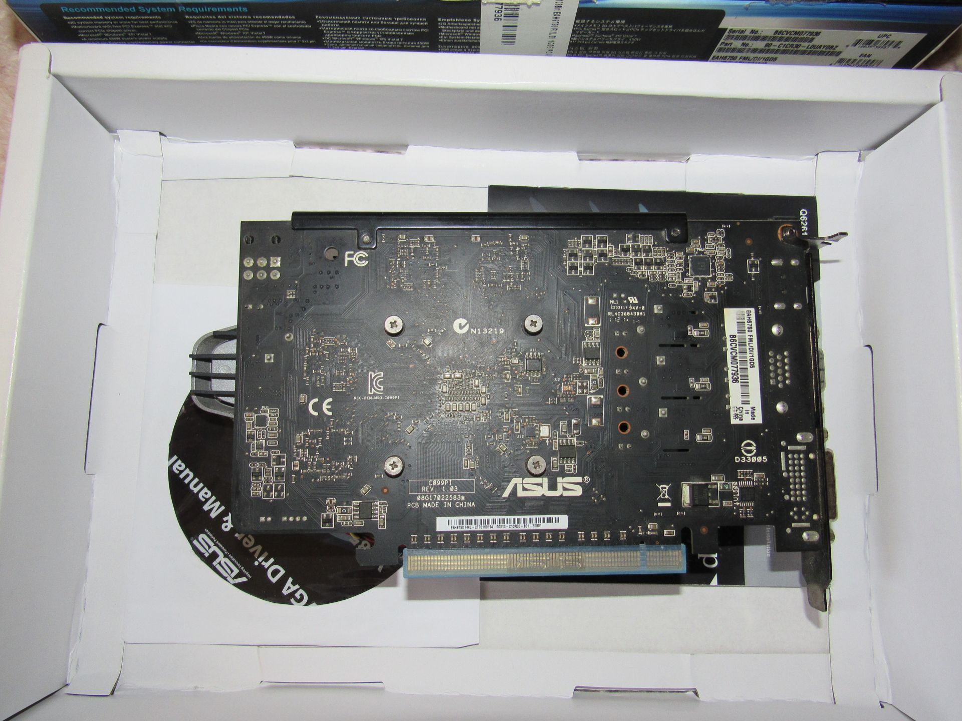 Asus PCI-E Radeon HD 6750 1Gb DDR5   (128bit)    (700/4000)    (DVI,HDMI,D-Sub) - фото фото фото 4