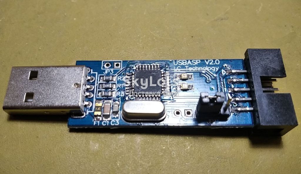 Программатор USB USBASP LC-01 51 AVR ATMEGA8 ATMEGA128 Win7 ATtiny/CAN/PWM    (489-3) - фото фото фото 3