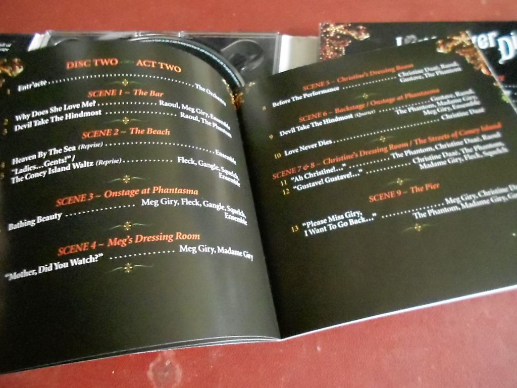 Andrew Lloyd Webber Love Never Dies 2CD + DVD фирменный б/у - фото фото фото 11
