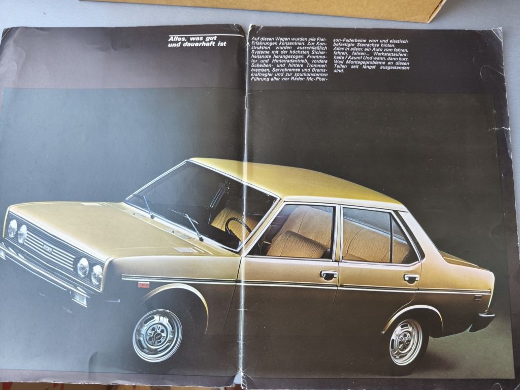 Проспект брошура Fiat 131 Mirafiori - фото фото фото 3