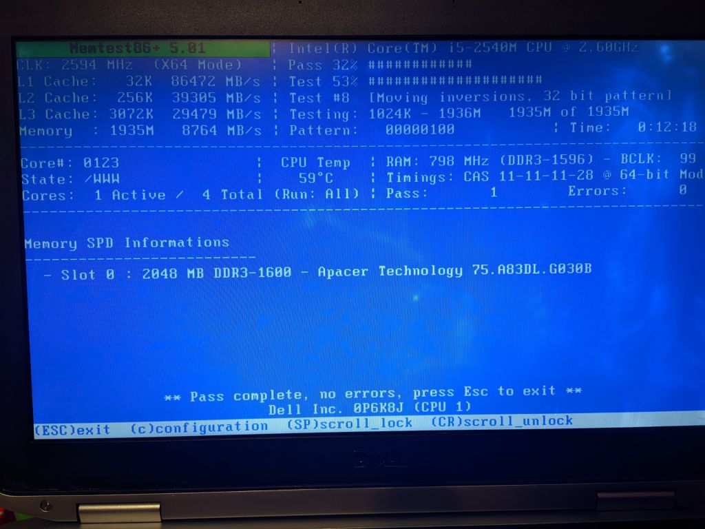 Apacer SODIMM DDR3L 2Gb 1.35v 1600MHz 12800S CL11 75.A83DL.G030B - фото фото фото 3