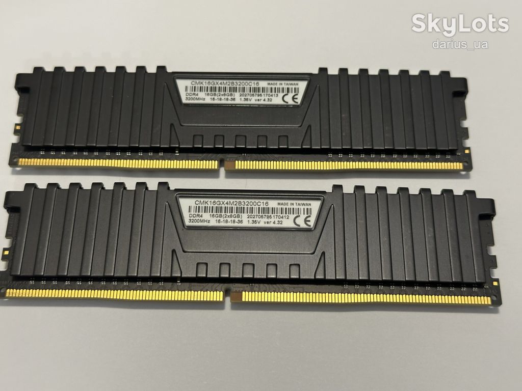 DDR4 2x8GB Corsair 3200MHz  (CMK16GX4M2B3200C16) - фото фото фото 7