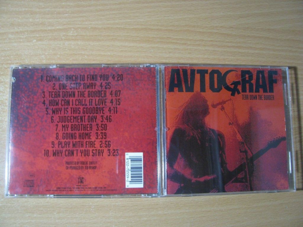 АВТОГРАФ - Tear Down The Border  (1991 Bizarre, USA) - фото фото фото 0