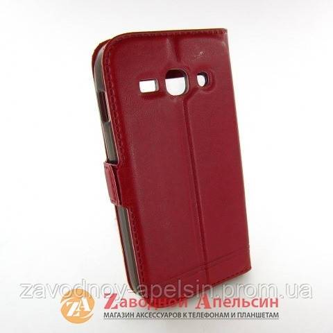 Чехол книга Samsung S7272 S7270 Ace 3 Smart Case red - фото фото фото 1