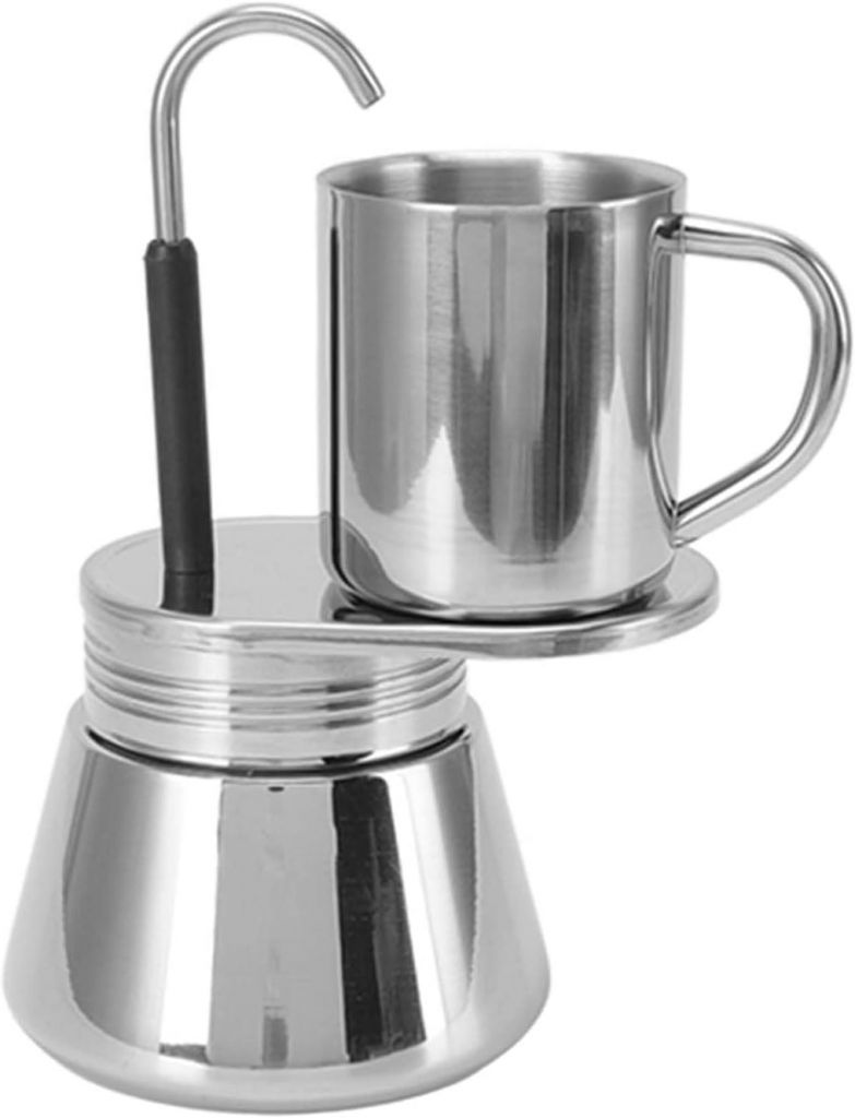 чашка ТЕРМОС - кофейная с блюдцем -  INOX -  Германия - фото фото фото 4