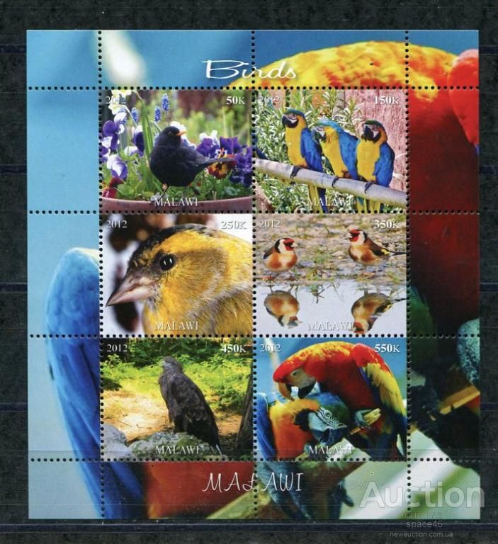 Малави Птицы 2 MNH - фото фото фото 0