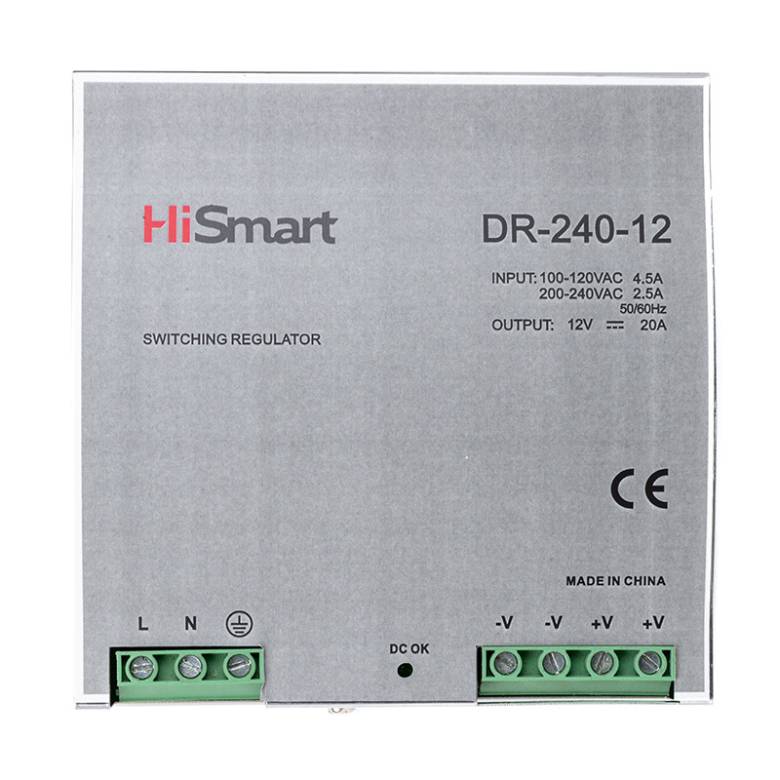 Блок питания HiSmart 12V, 20A, 240W, DIN - фото фото фото 0
