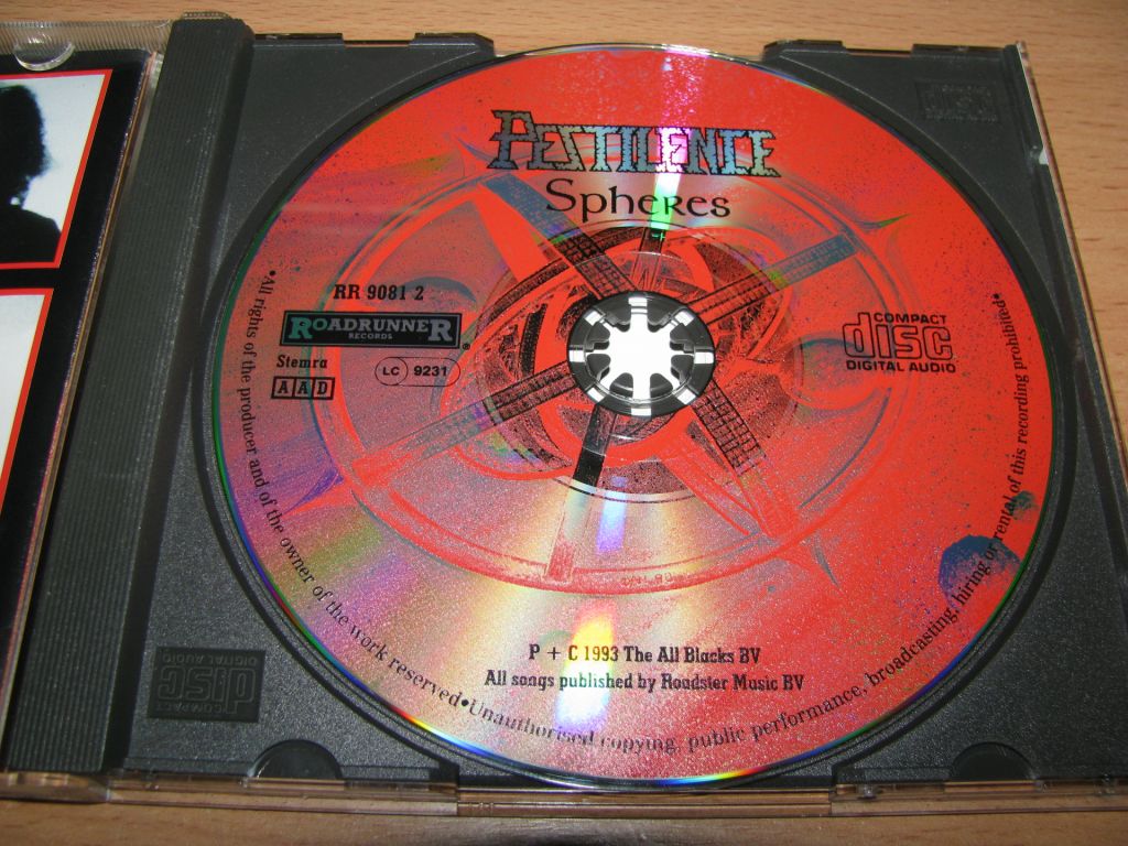 PESTILENCE - Spheres  (1993 Roadrunner 1st press) - фото фото фото 2