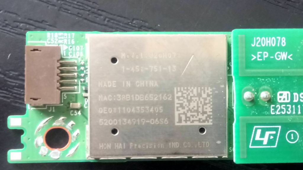 МОДУЛЬ WiFi   J20H078 С ТВ Sony KDL РАЗБОРКА - фото фото фото 1