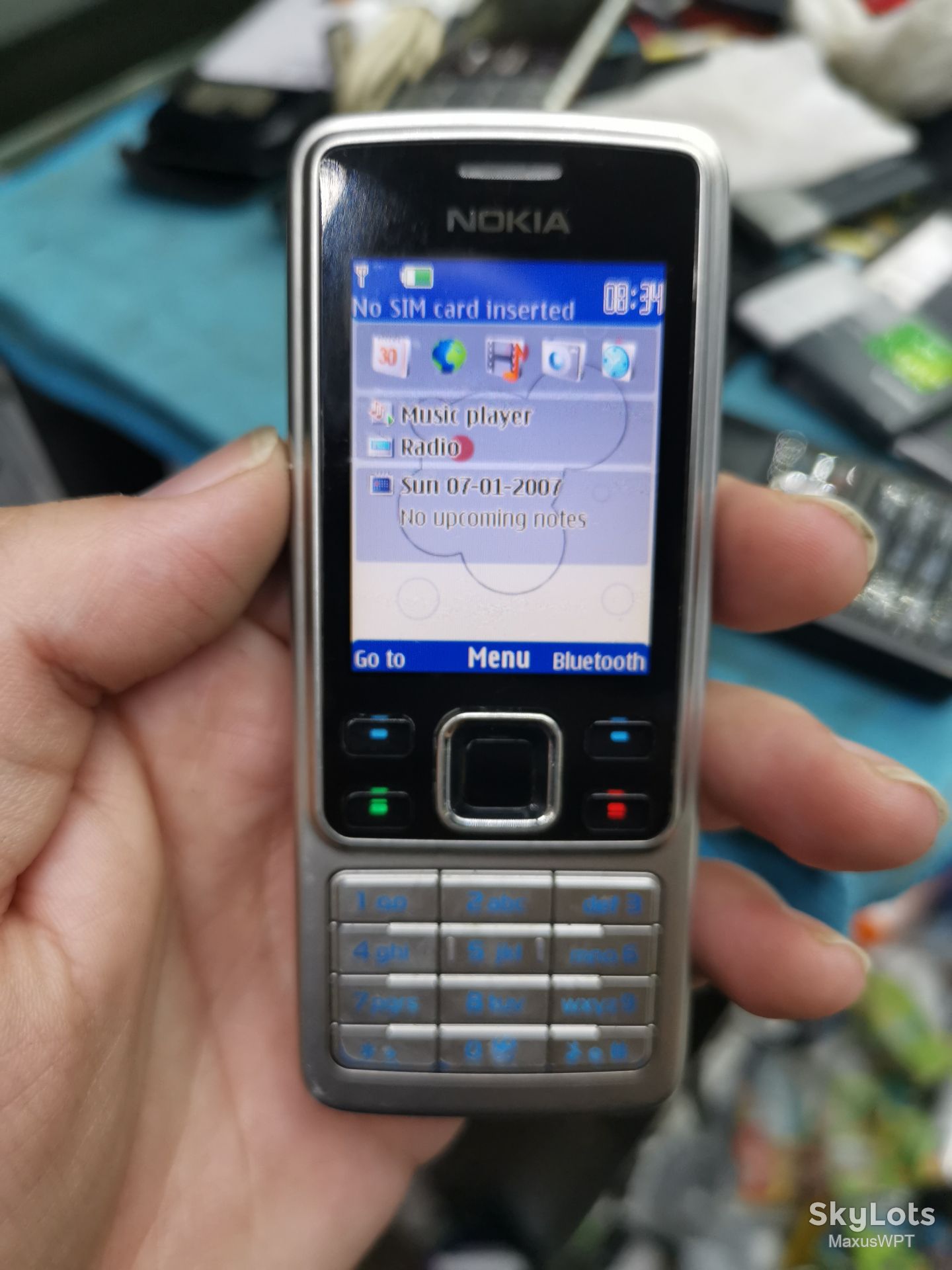 #Shop Nokia 6300 silver vodafone 047/4 - фото фото фото 0