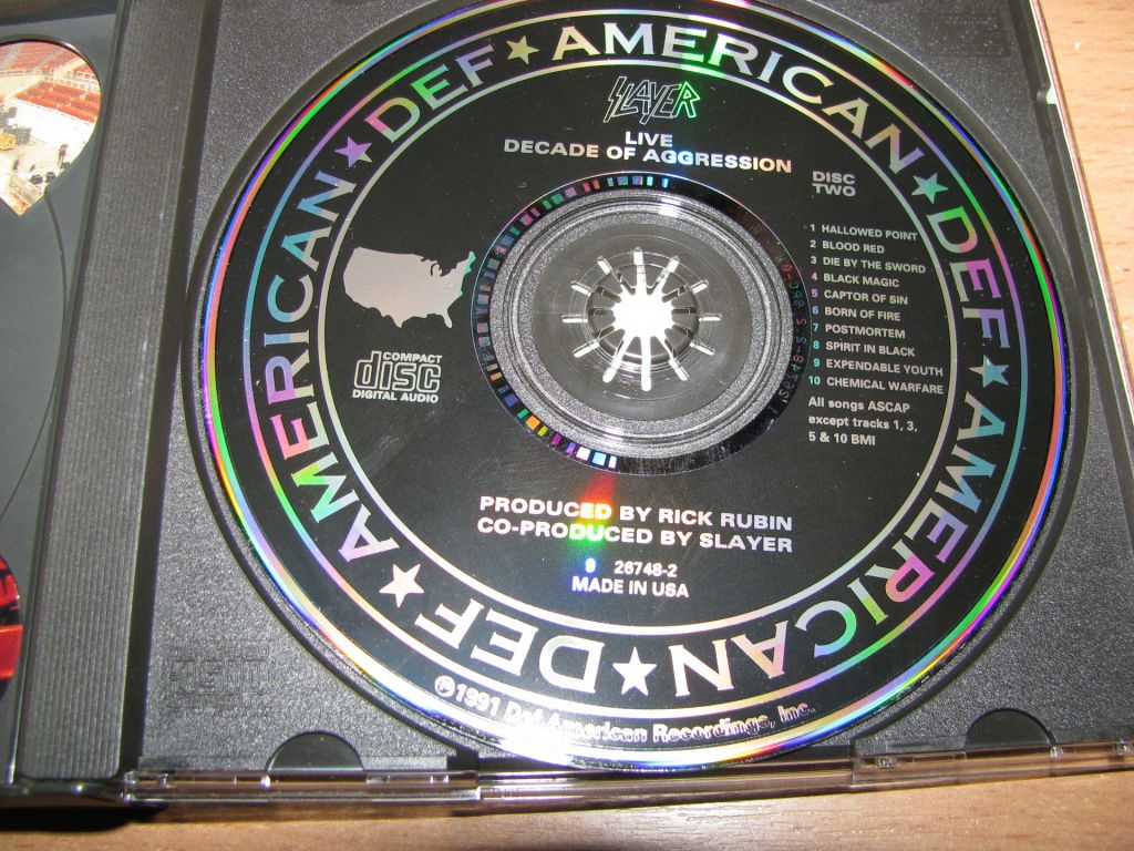 SLAYER - Decade Of Aggression Live  (1991 Def American 2CD,USA) - фото фото фото 4