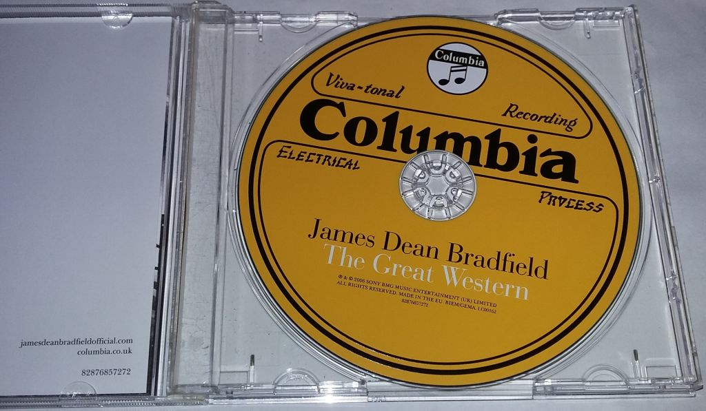 JAMES DEAN BRADFIELD The Great Western CD Europe - фото фото фото 1