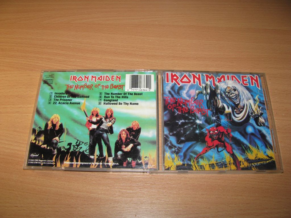 IRON MAIDEN - The Number Of The Beast  (1982 Capitol USA) - фото фото фото 0