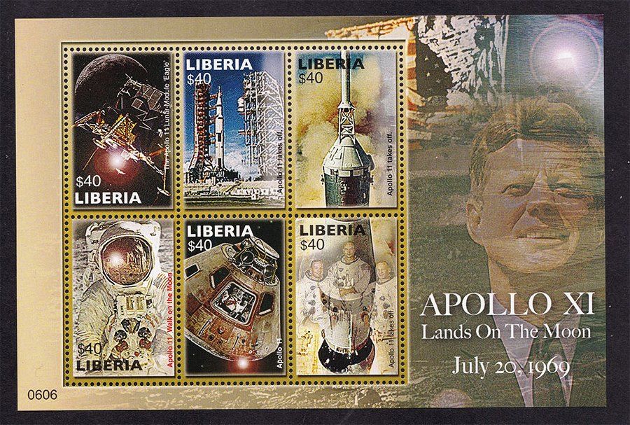Космос  . Либерия 2006 г MNH -  блок - фото фото фото 0