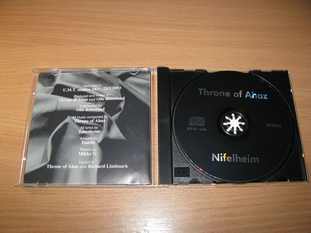 THRONE OF AHAZ - Nifelheim  (1995 No Fashion 1st press) - фото фото фото 3