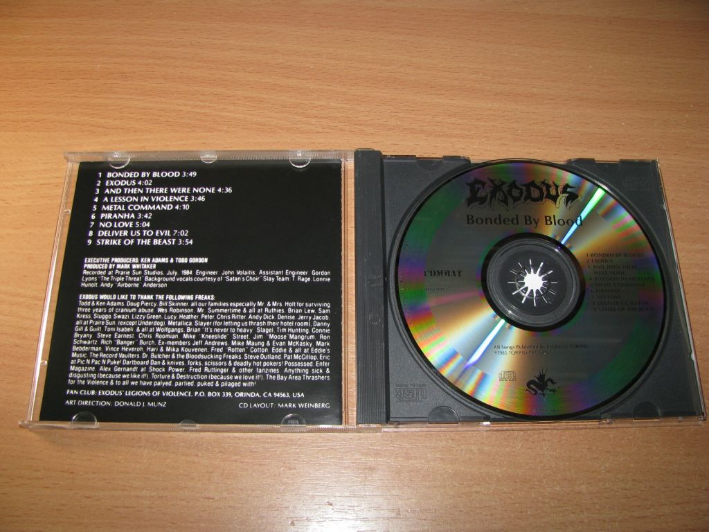 EXODUS - Bonded By Blood  (1985 Combat/Torrid Japan) - фото фото фото 1