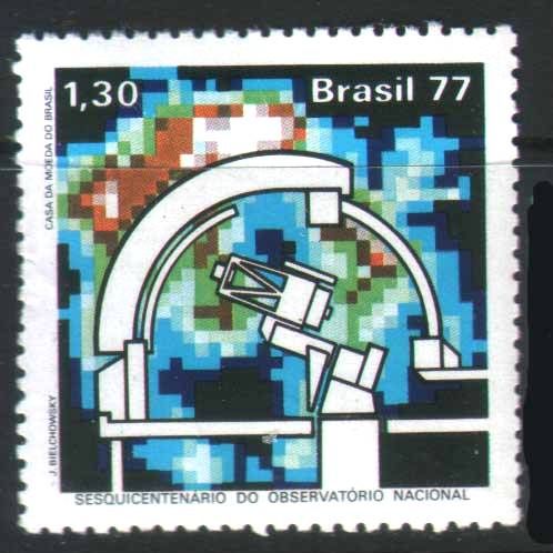 Космос .   Бразилия 1977 г  MNH - фото фото фото 0