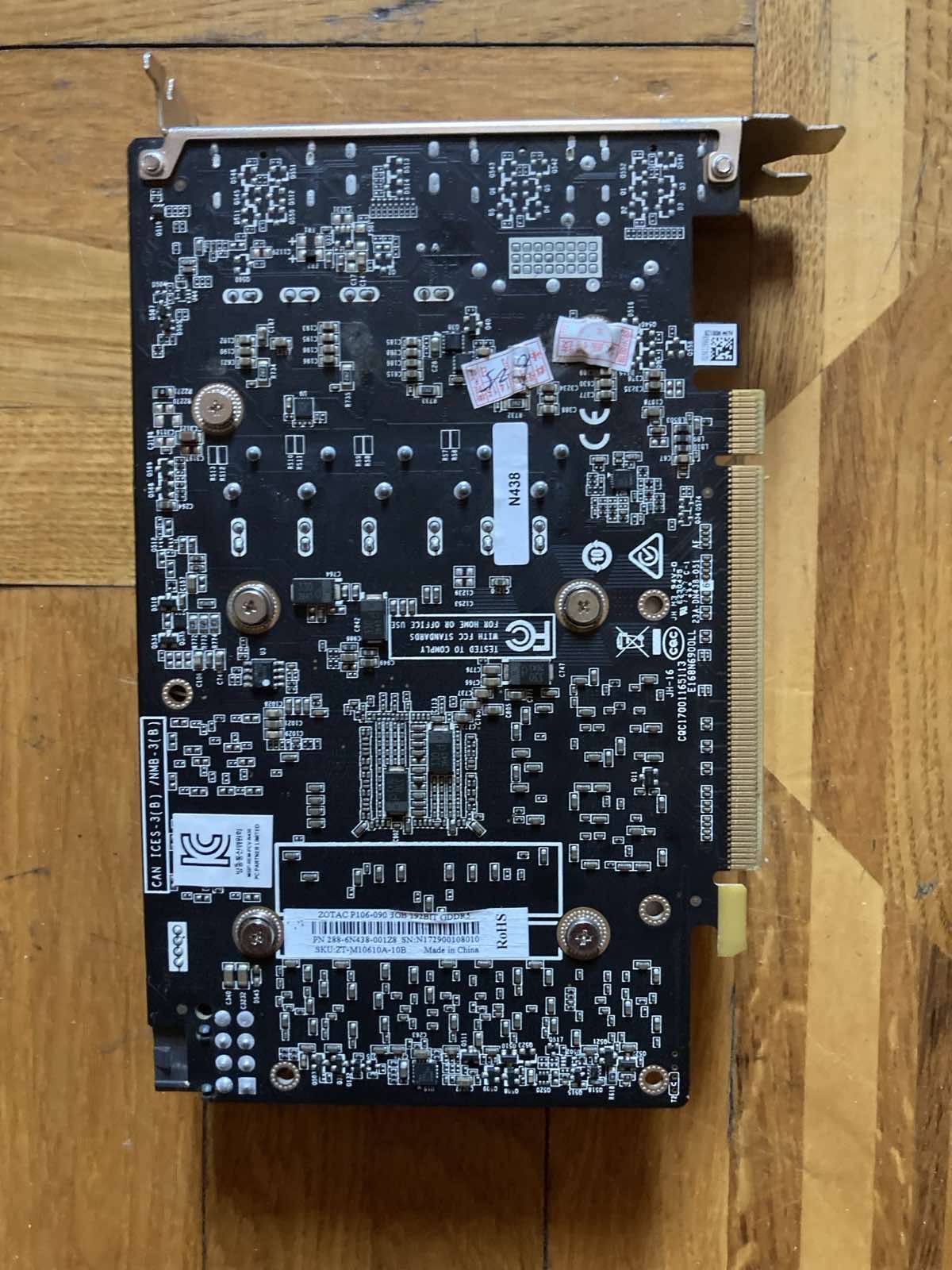 Zotac p106-90 3gb - фото фото фото 1