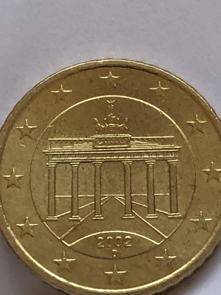 Німеччина 50 євроцентів, 2002 рік. D. Мюнхен. - фото фото фото 4